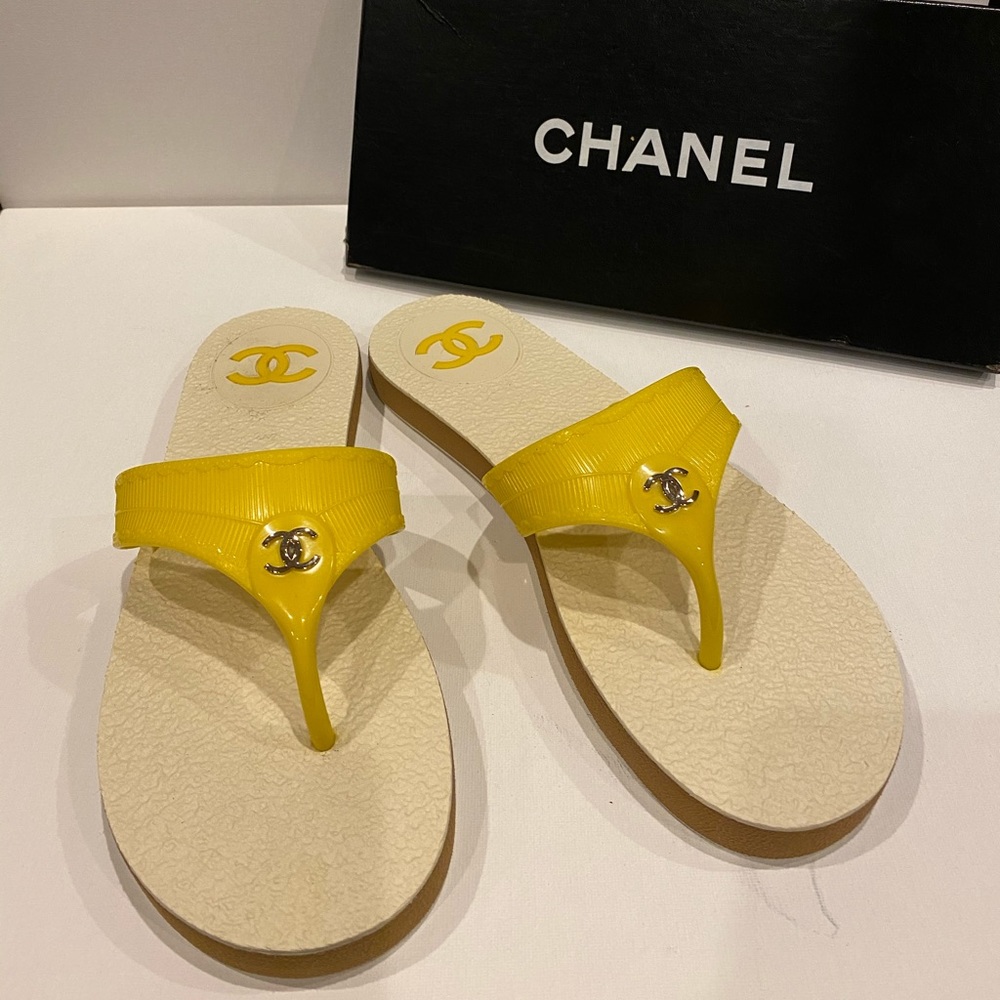 Chanel Flip Flops
